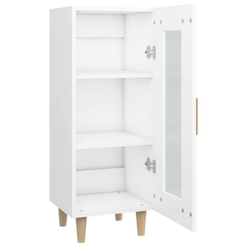 Sideboard Weiß 34,5x34x90 cm Holzwerkstoff