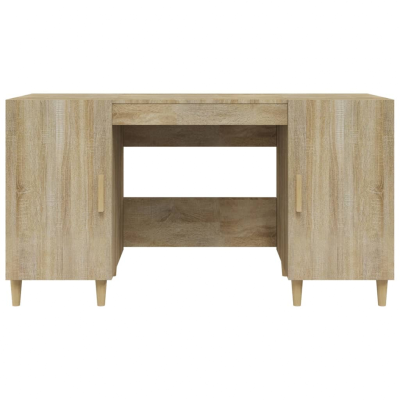 Schreibtisch Sonoma-Eiche 140x50x75 cm Holzwerkstoff