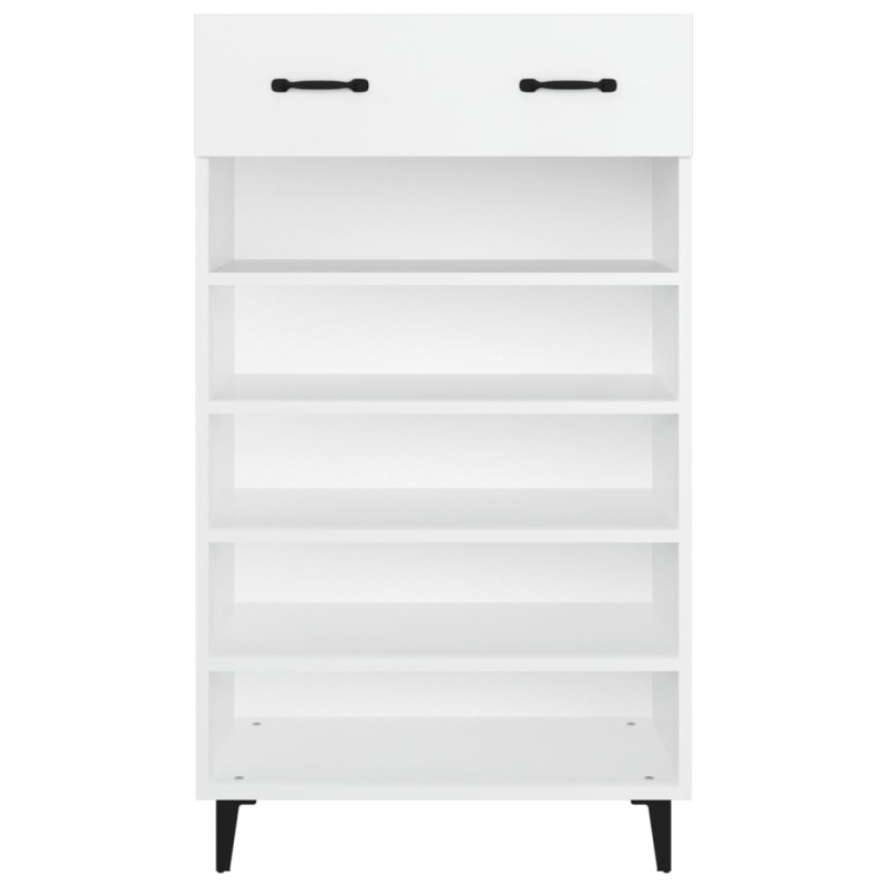 Schuhschrank Weiß 60x35x105 cm Holzwerkstoff