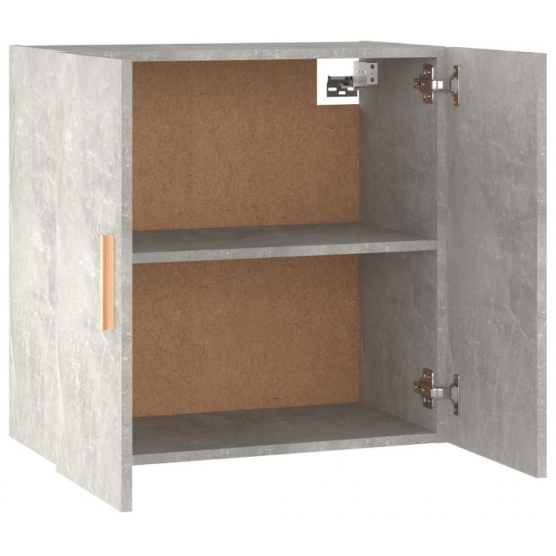 Wandschrank Betongrau 60x30x60 cm Holzwerkstoff