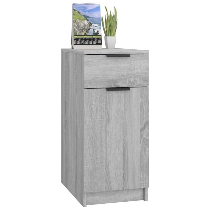 Schreibtischschrank Grau Sonoma 33,5x50x75 cm Holzwerkstoff
