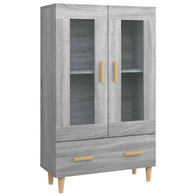 Highboard Grau Sonoma 70x31x115 cm Holzwerkstoff