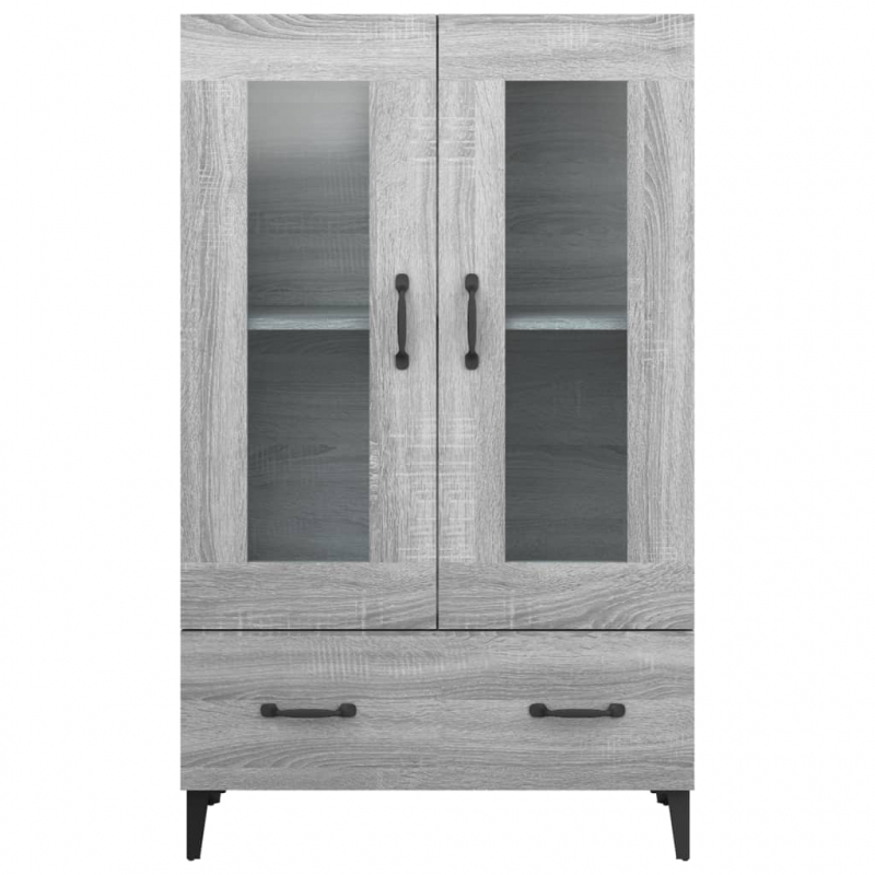 Highboard Grau Sonoma 70x31x115 cm Holzwerkstoff