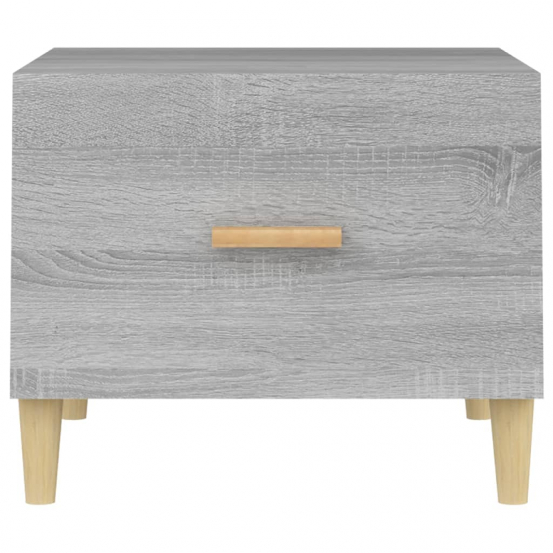 Couchtische 2 Stk. Grau Sonoma 50x50x40 cm Holzwerkstoff