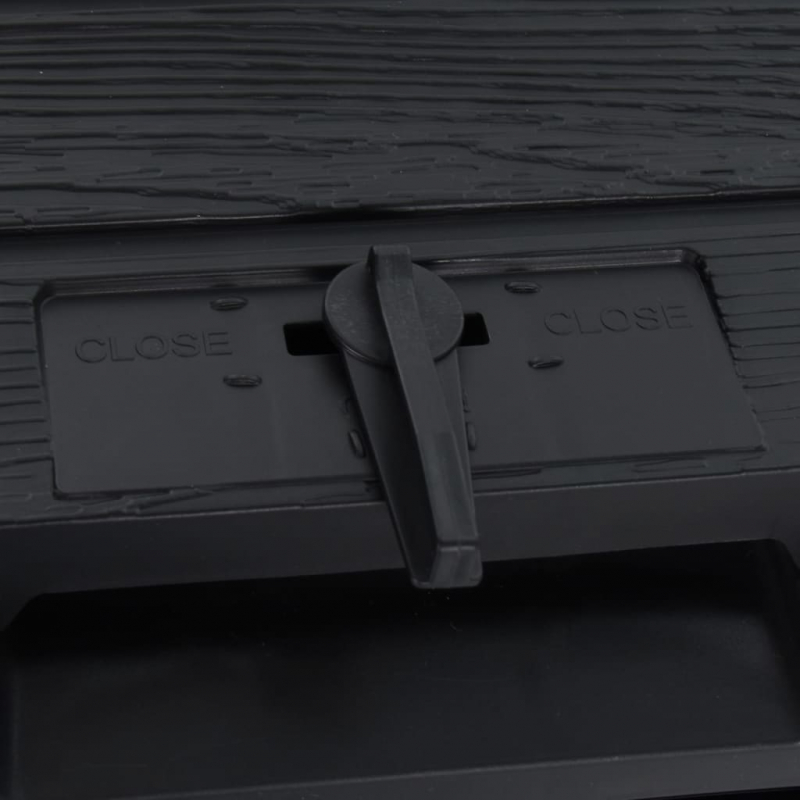 Gartenkomposter Schwarz 280 L Polypropylen