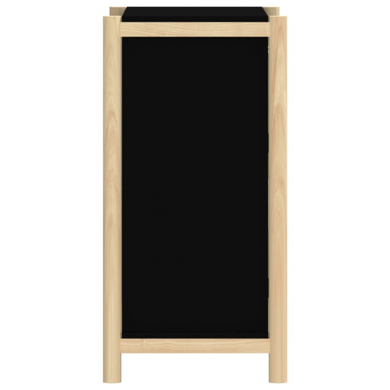 Sideboard Schwarz 62x38x75 cm Holzwerkstoff