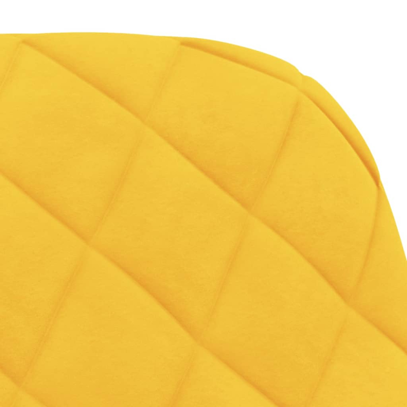 Esszimmerstühle 2 Stk. Gelb Samt