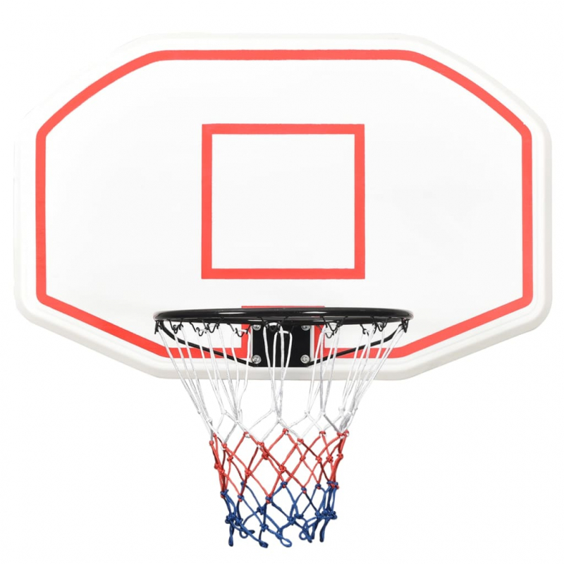 Basketballkorb Weiß 109x71x3 cm Polyethylen