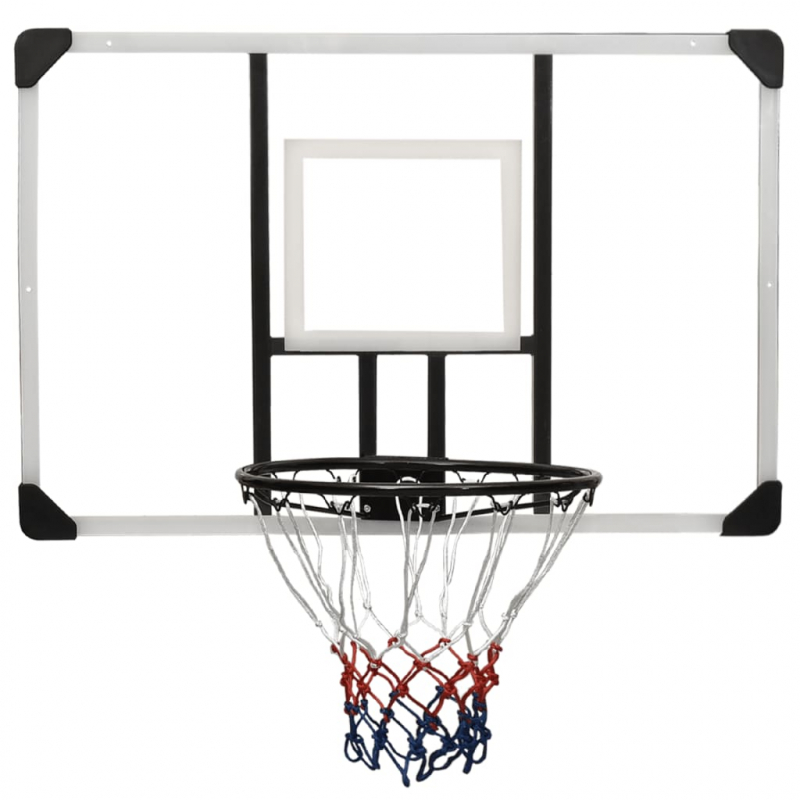 Basketballkorb Transparent 106x69x3 cm Polycarbonat