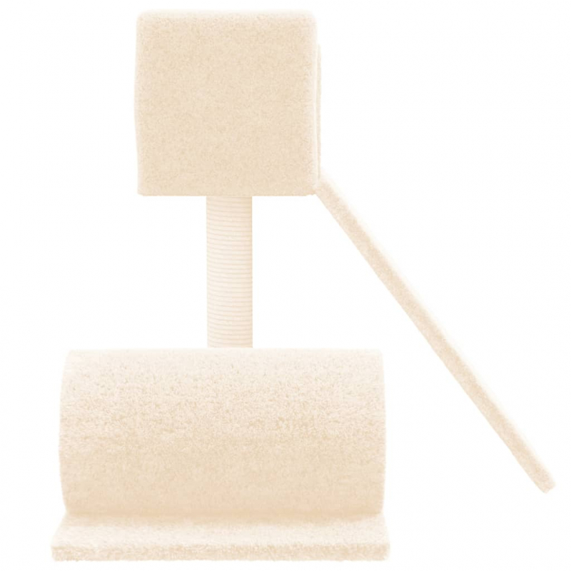 Kratzbaum mit Sisal-Kratzsäule Creme 59 cm