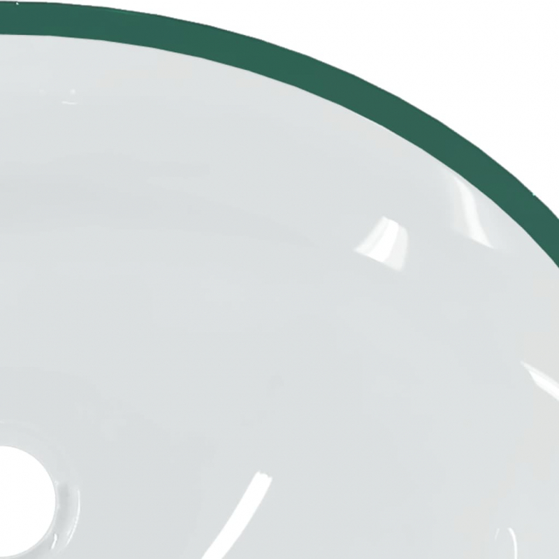 Waschbecken Glas 50x37x14 cm Transparent