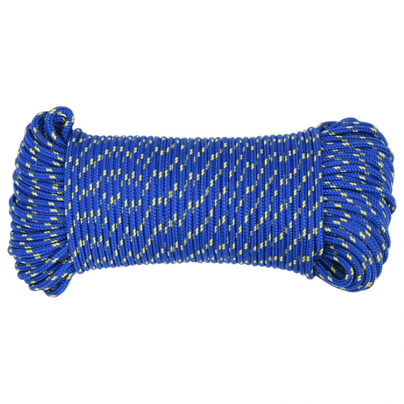 Bootsseil Blau 3 mm 50 m Polypropylen