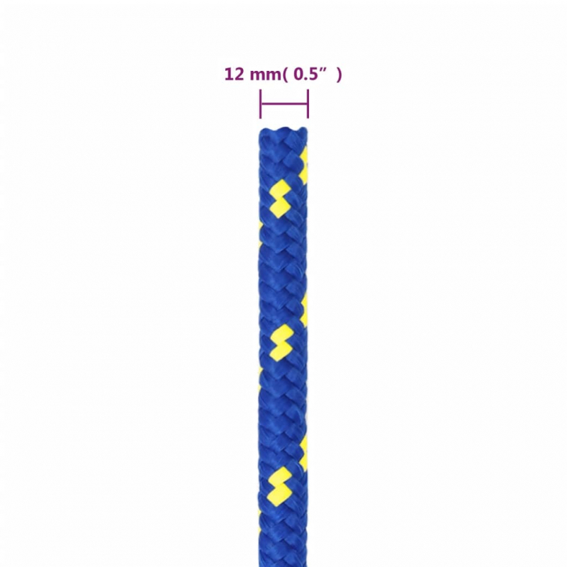Bootsseil Blau 12 mm 100 m Polypropylen