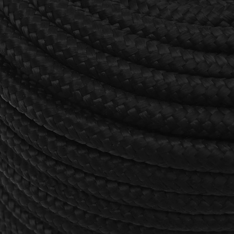Arbeitsseil Schwarz 14 mm 250 m Polyester