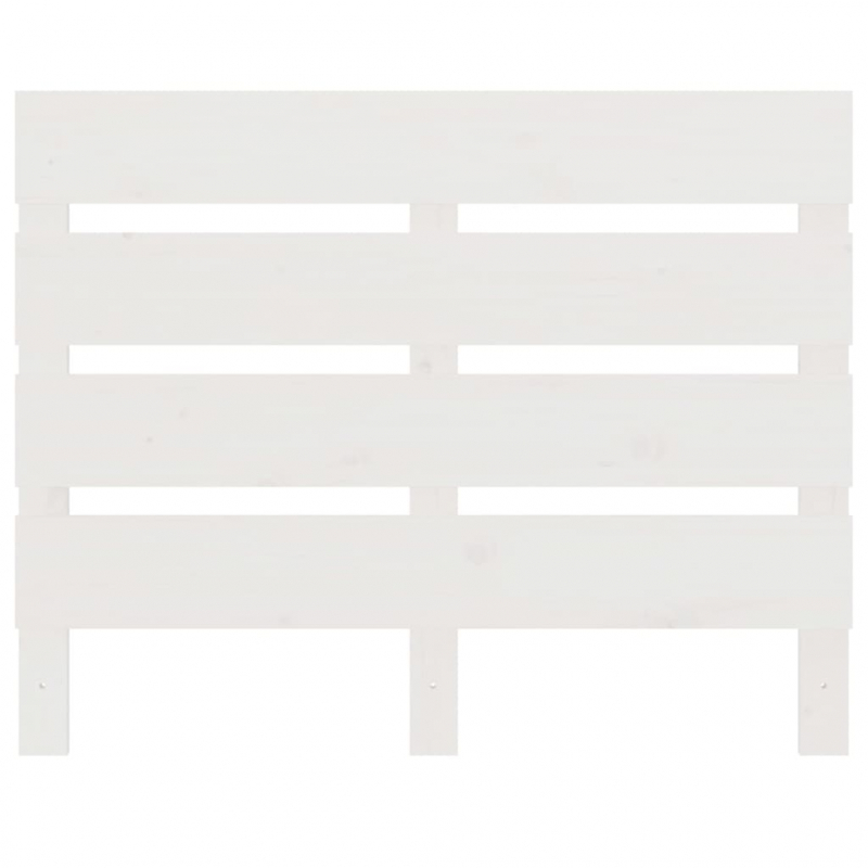 Kopfteil Weiß 75x3x80 cm Massivholz Kiefer