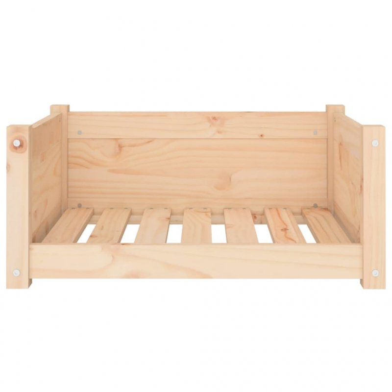 Hundebett 65,5x50,5x28 cm Massivholz Kiefer