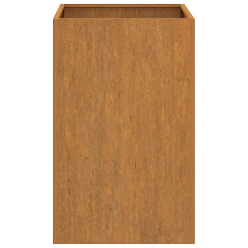 Pflanzkübel 52x48x75 cm Cortenstahl