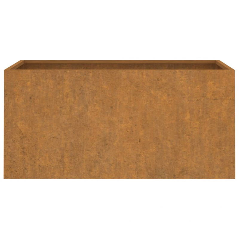 Pflanzkübel 62x30x29 cm Cortenstahl