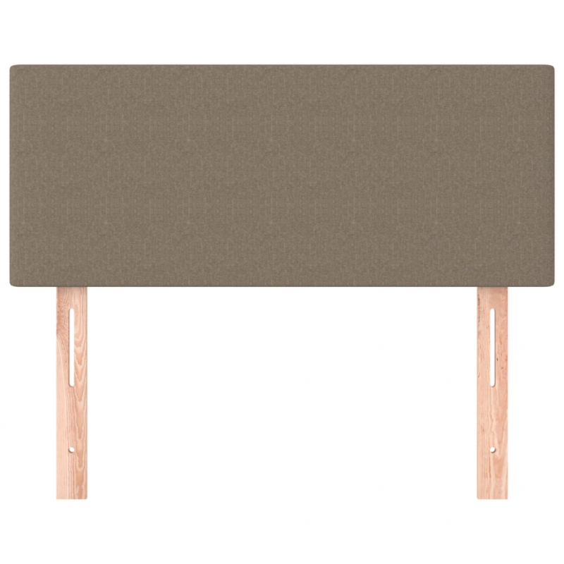 Kopfteil Taupe 90x5x78/88 cm Stoff