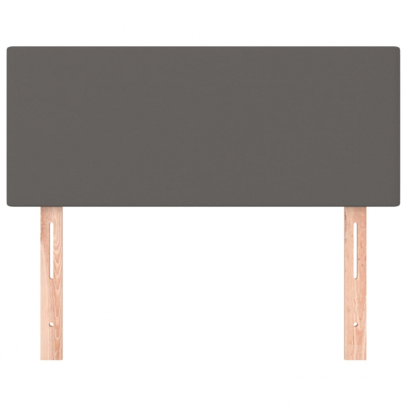 Kopfteil Grau 100x5x78/88 cm Kunstleder