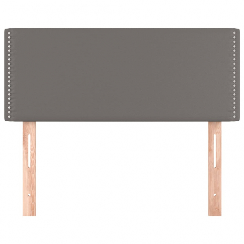 Kopfteil Grau 80x5x78/88 cm Kunstleder