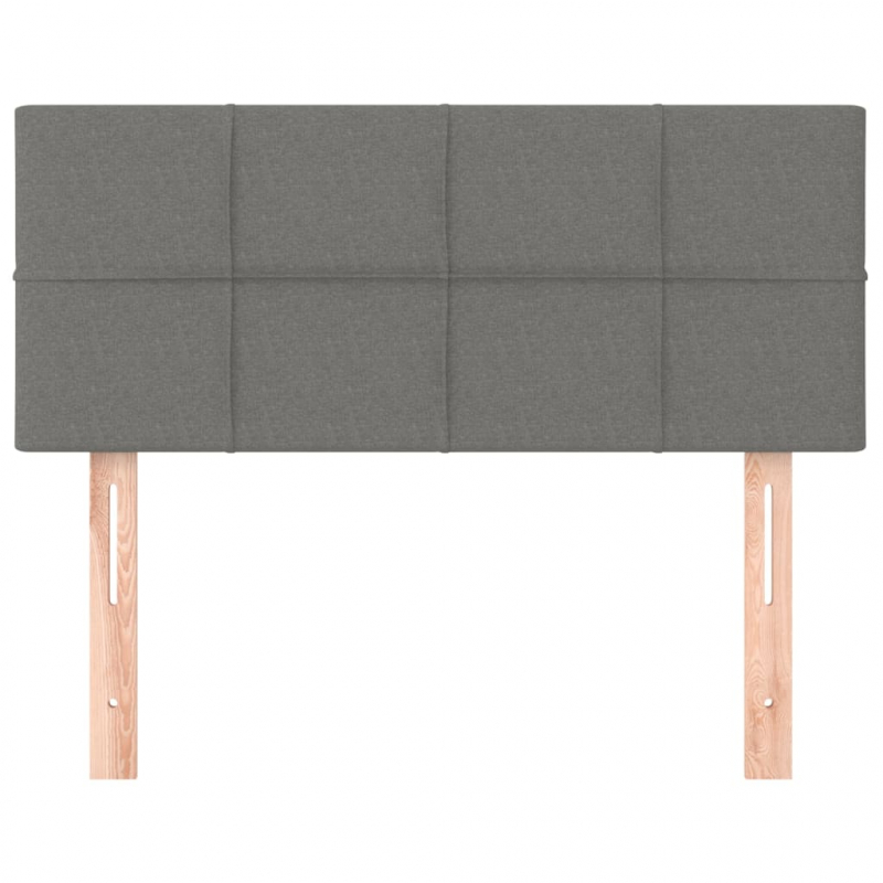 Kopfteil Dunkelgrau 80x5x78/88 cm Stoff