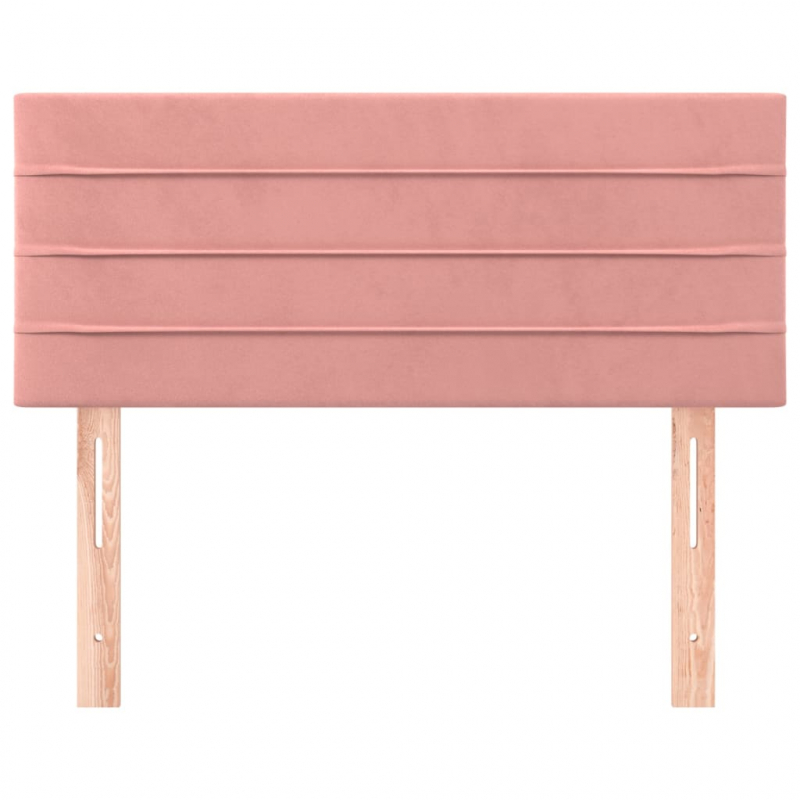 Kopfteil Rosa 90x5x78/88 cm Samt
