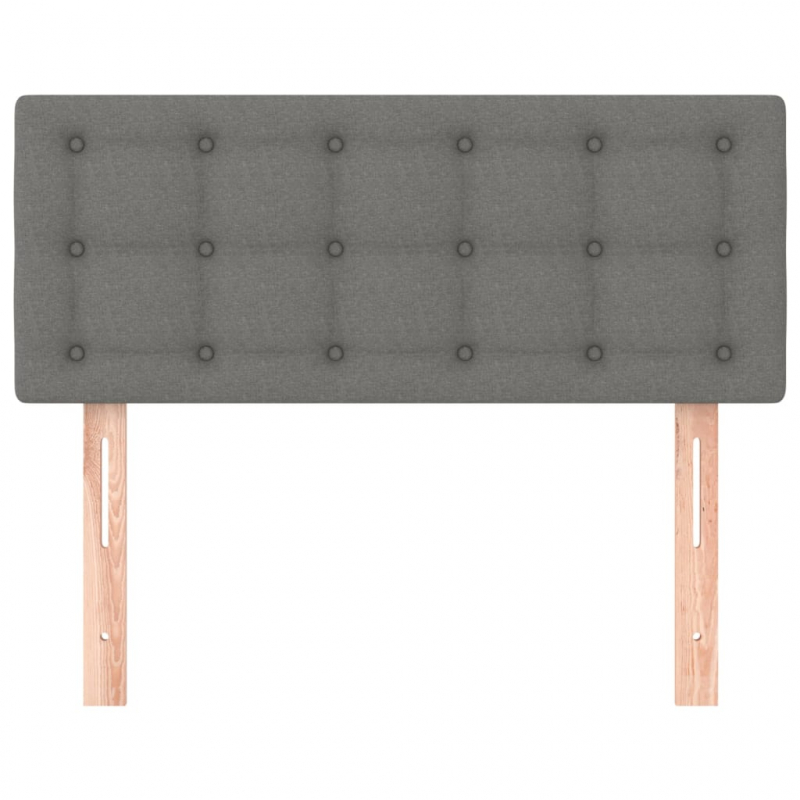 Kopfteil Dunkelgrau 80x5x78/88 cm Stoff