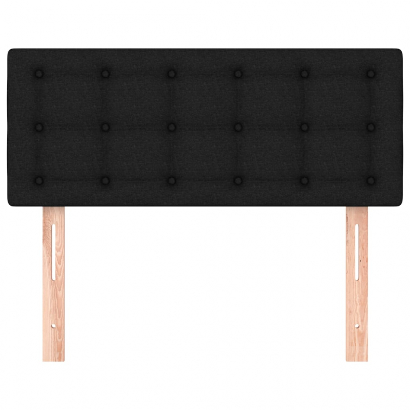 Kopfteil Schwarz 80x5x78/88 cm Stoff