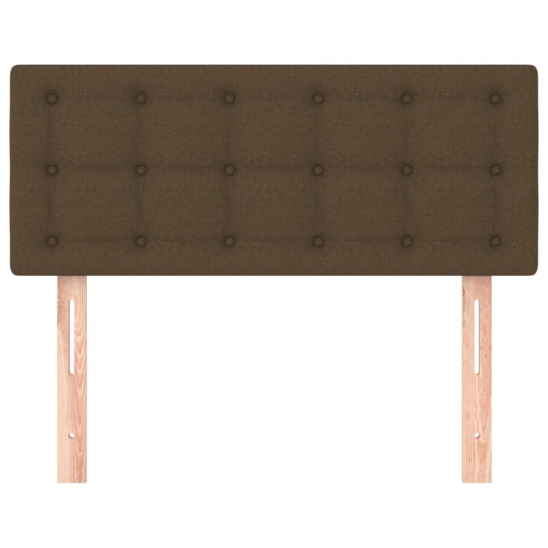 Kopfteil Dunkelbraun 80x5x78/88 cm Stoff