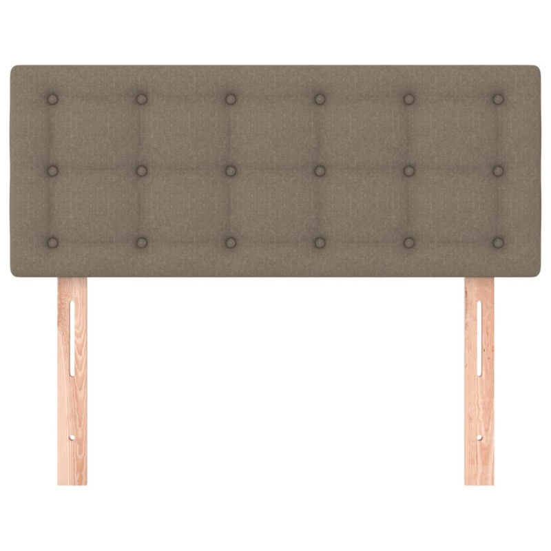 Kopfteil Taupe 90x5x78/88 cm Stoff