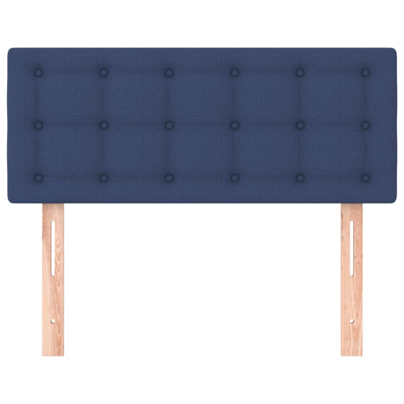 Kopfteil Blau 90x5x78/88 cm Stoff