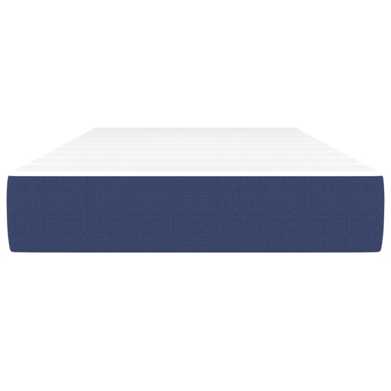 Taschenfederkernmatratze Blau 80x200x20 cm Stoff