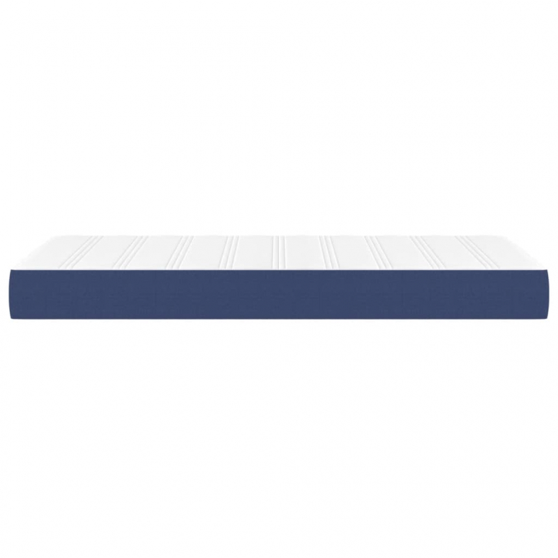 Taschenfederkernmatratze Blau 90x200x20 cm Stoff