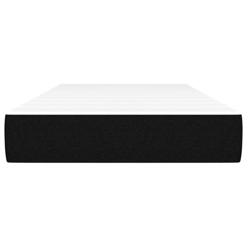 Taschenfederkernmatratze Schwarz 100x200x20 cm Stoff