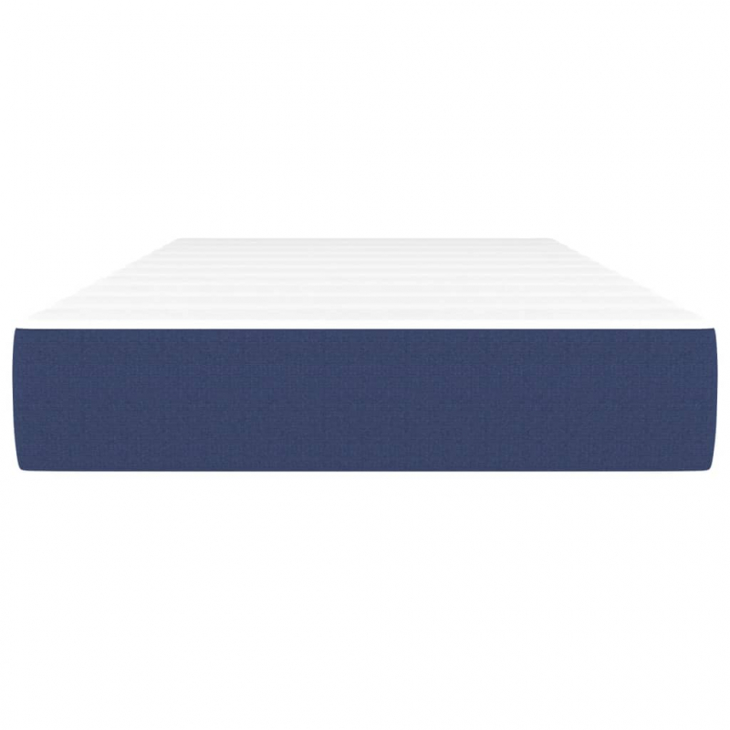 Taschenfederkernmatratze Blau 100x200x20 cm Stoff