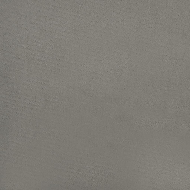 Taschenfederkernmatratze Hellgrau 100x200x20 cm Samt