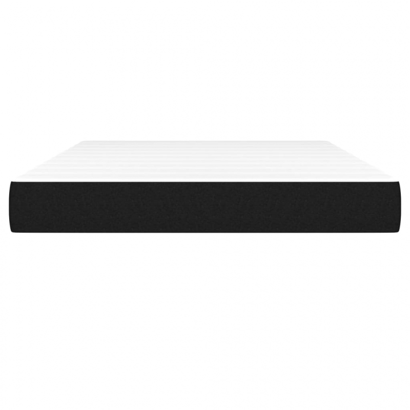 Taschenfederkernmatratze Schwarz 140x190x20 cm Stoff