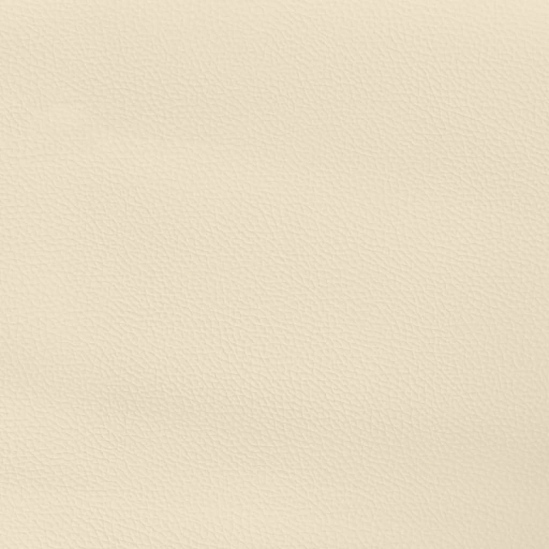 Bettgestell Creme 90x190 cm Kunstleder