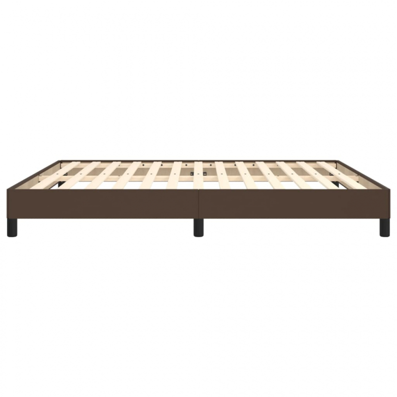 Bettgestell Braun 180x200 cm Kunstleder