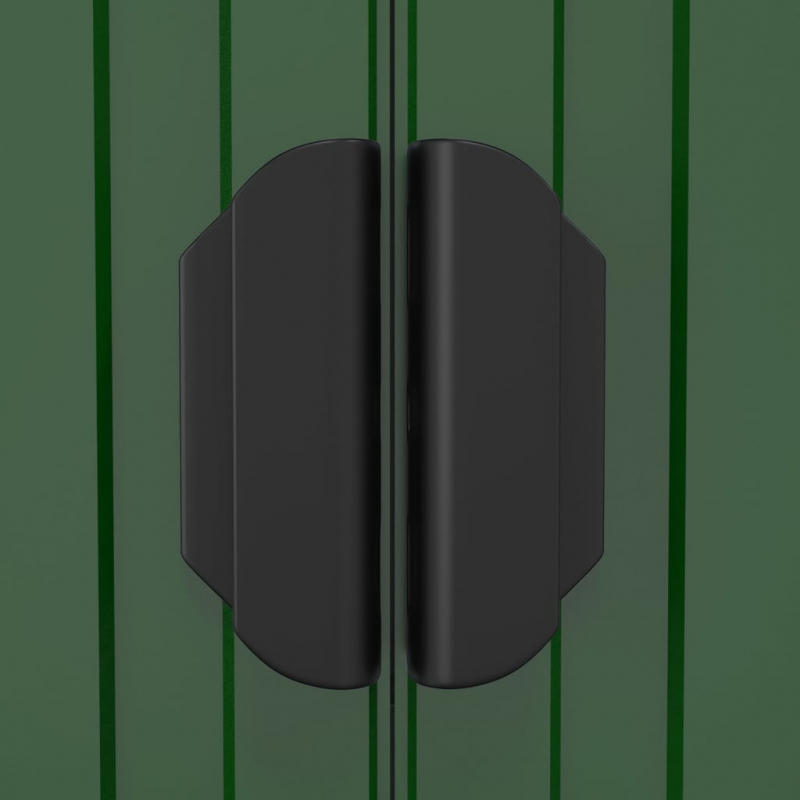 Geräteschuppen Grün 192x108x223 cm Verzinkter Stahl