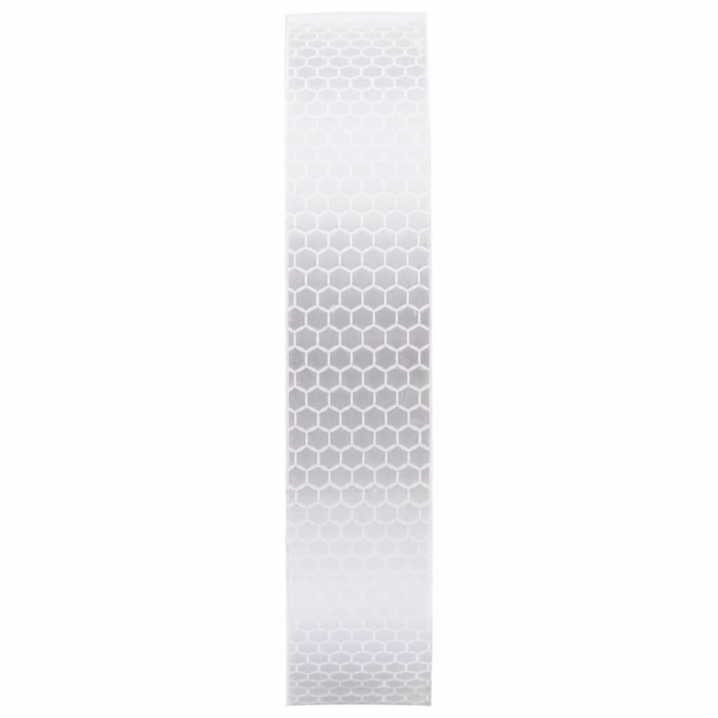 Reflektorband Weiß 2,5 cmx20 m PVC