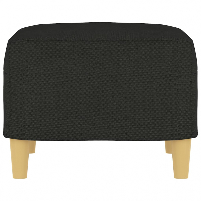 Fußhocker Schwarz 60x50x41 cm Stoff