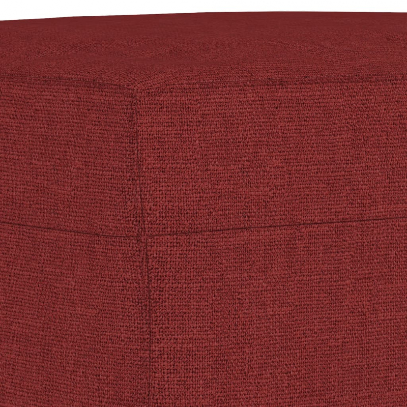 Fußhocker Weinrot 60x50x41 cm Stoff