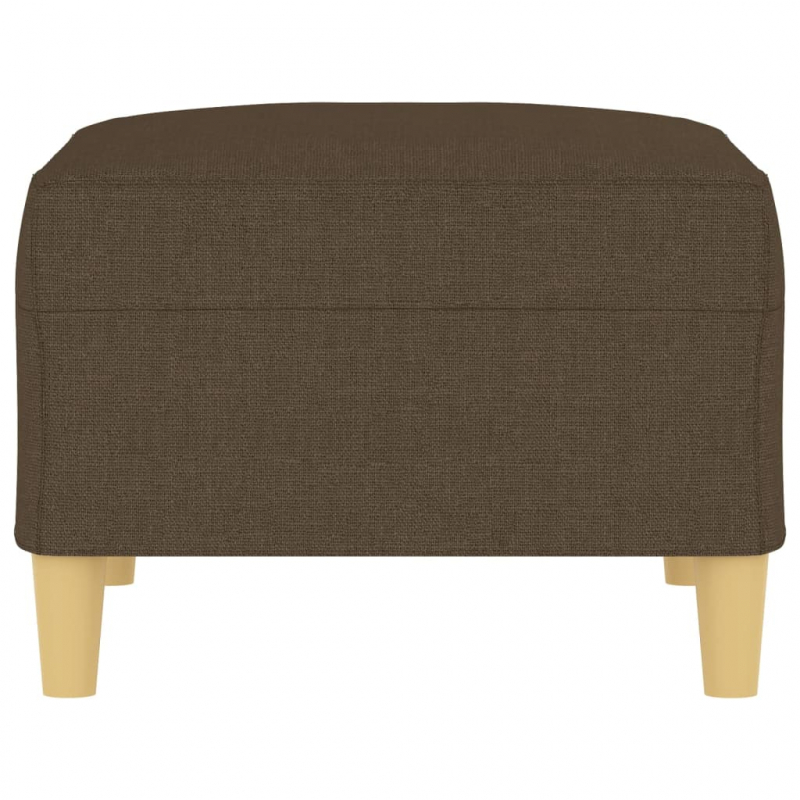 Fußhocker Braun 70x55x41 cm Stoff