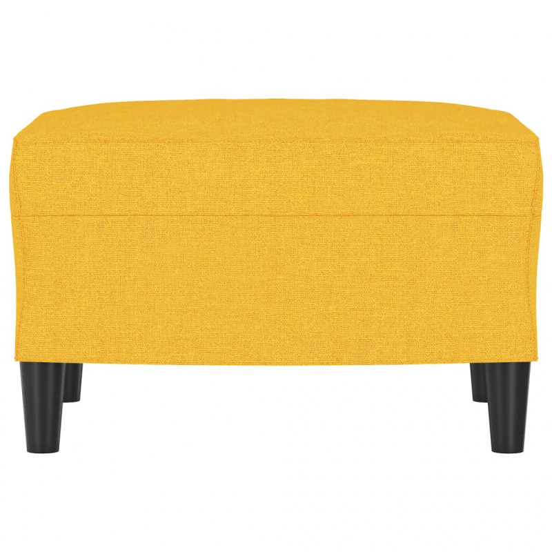 Fußhocker Hellgelb 60x50x41 cm Stoff