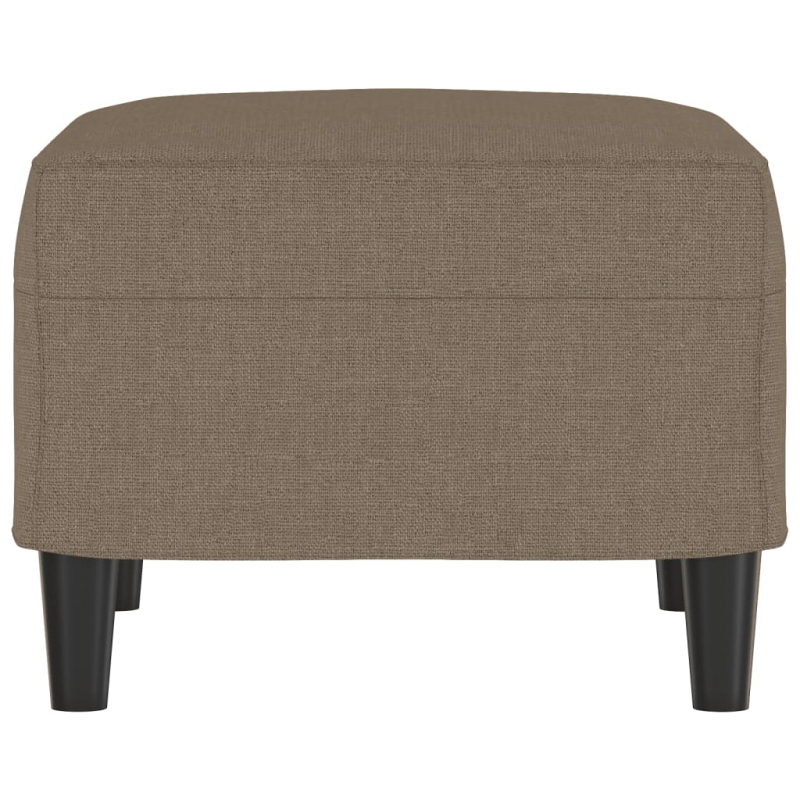 Fußhocker Taupe 60x50x41 cm Stoff