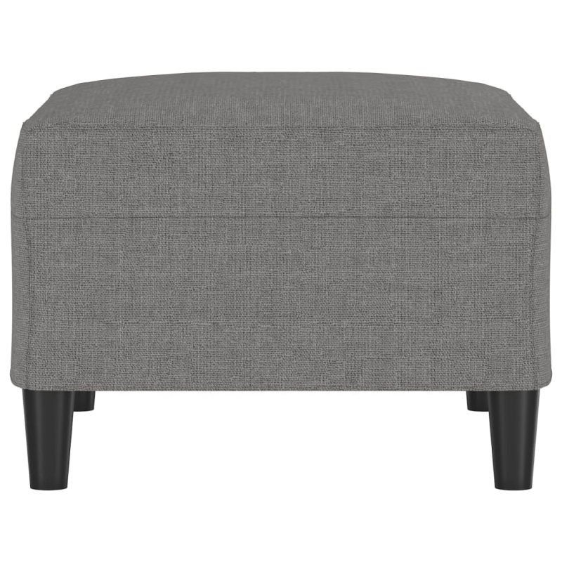 Fußhocker Dunkelgrau 70x55x41 cm Stoff