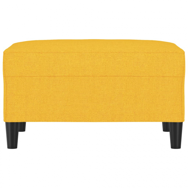 Fußhocker Hellgelb 70x55x41 cm Stoff