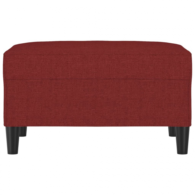 Fußhocker Weinrot 70x55x41 cm Stoff